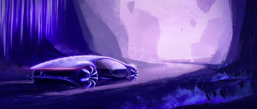 Эскиз Mercedes-Benz VISION AVTR 2020 года  (фото 40 из 64)